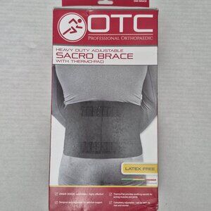OTC Professional Orthopedic Adjustable Sacro Brace HD Whit Thermo-Pad - Open Box
